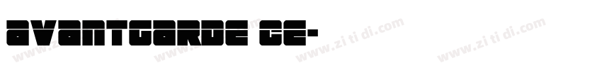 avantgarde ce字体转换
